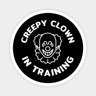 Creepy Clown in Training Magnet